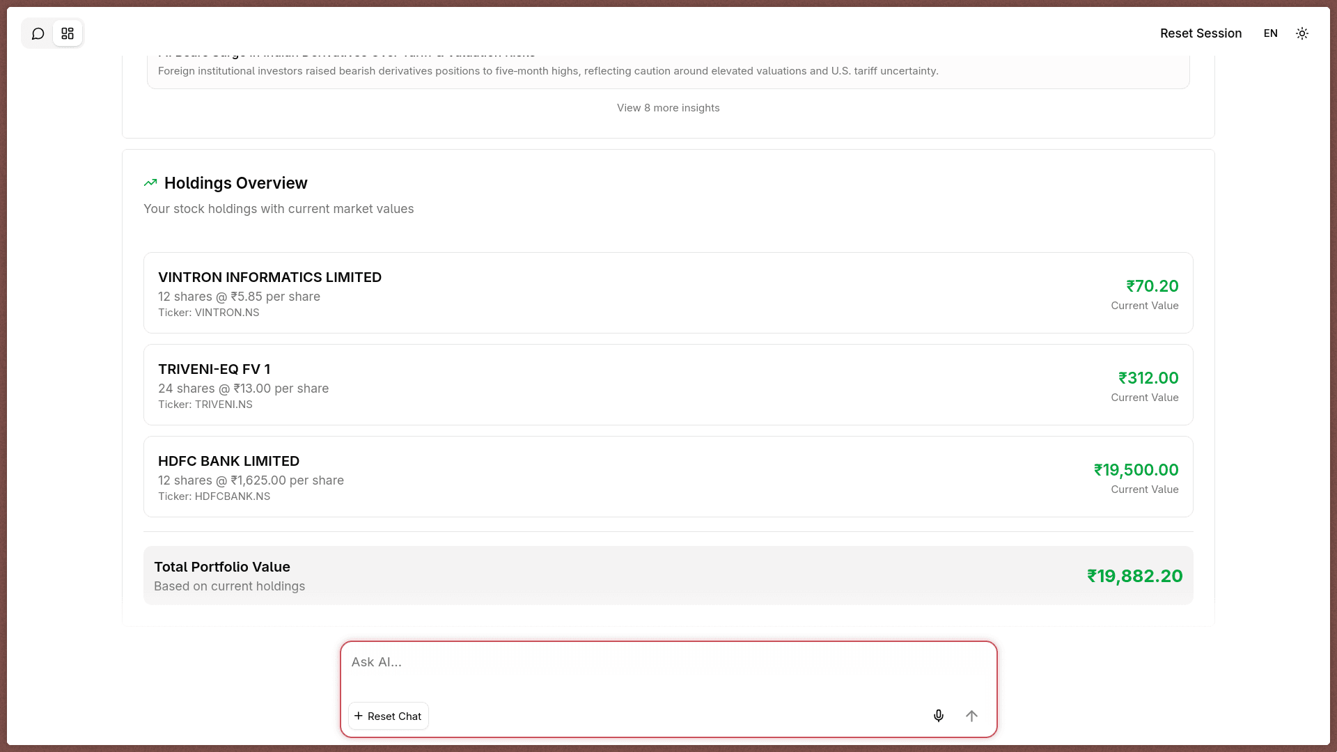 Fin-Agent - AI-Powered Financial Assistant screenshot 11
