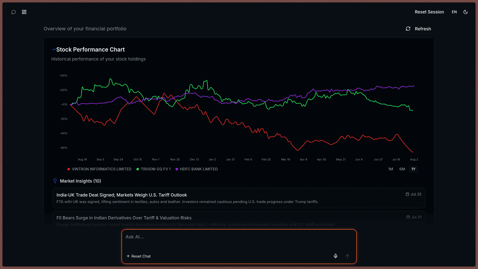 Fin-Agent - AI-Powered Financial Assistant screenshot 6
