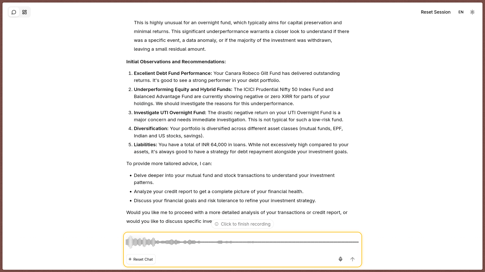 Fin-Agent - AI-Powered Financial Assistant screenshot 17