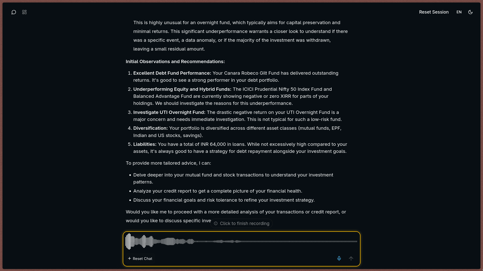 Fin-Agent - AI-Powered Financial Assistant screenshot 16