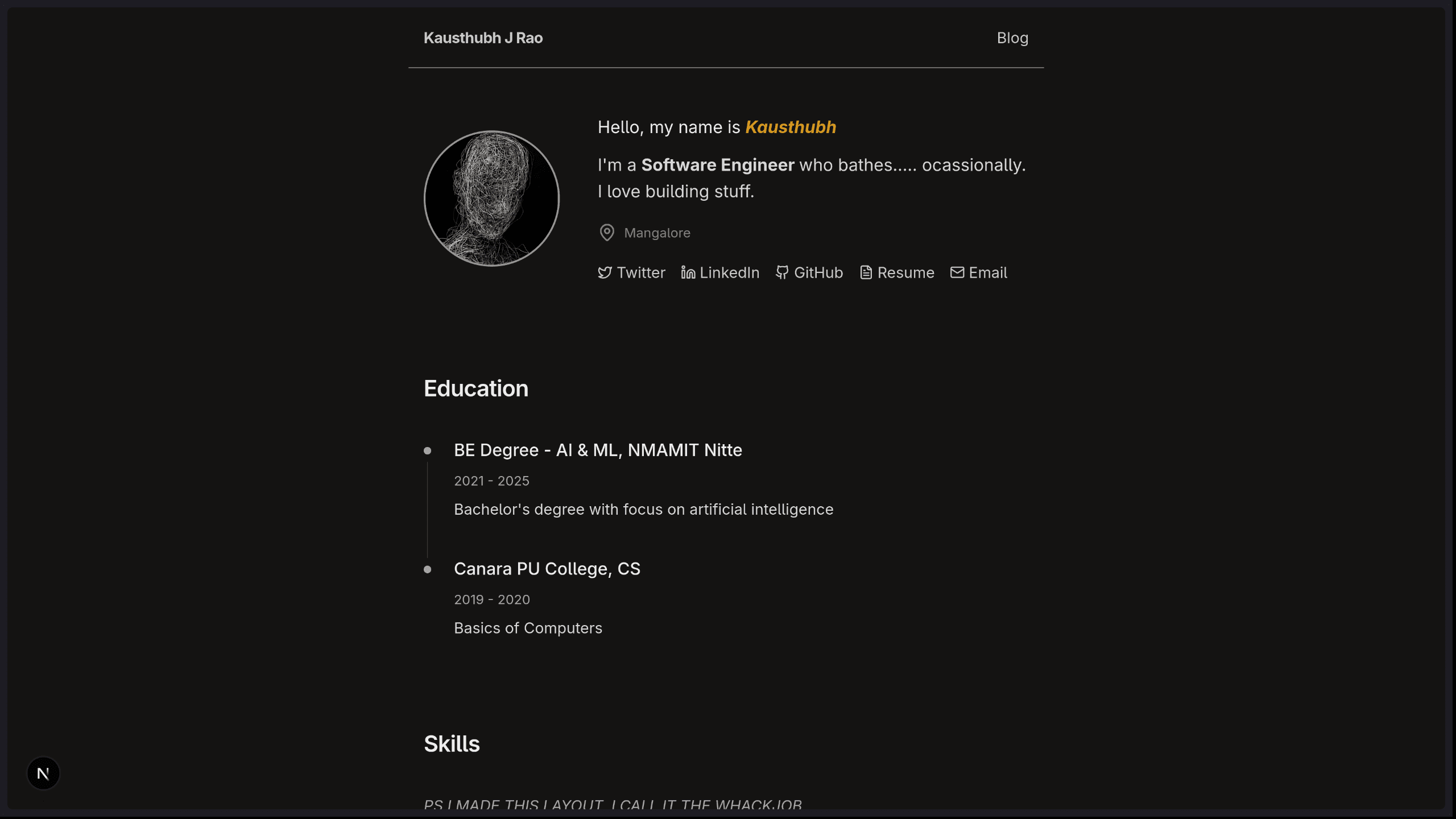 Portfolio Minimal