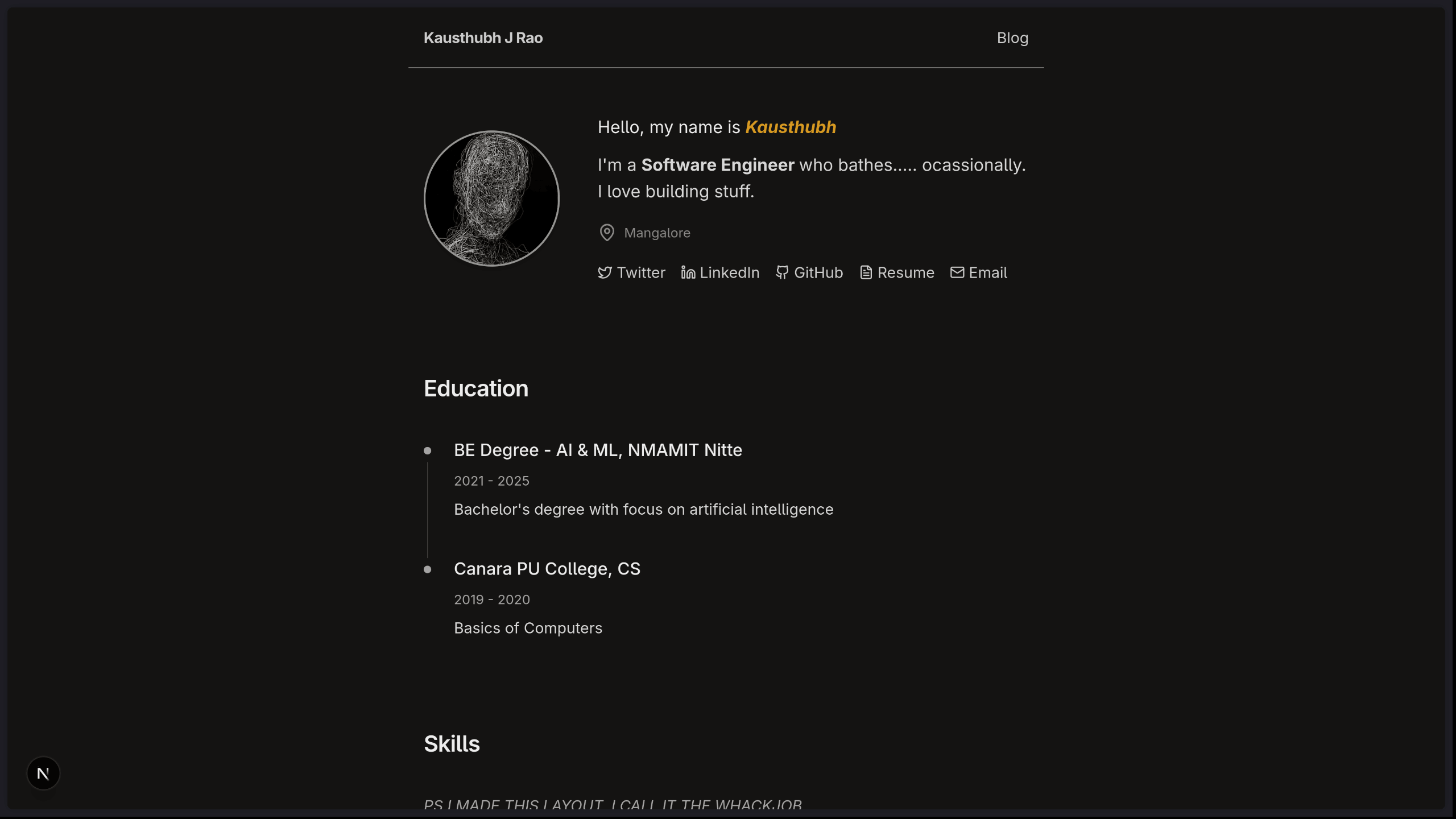 Portfolio Minimal